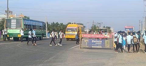 The Ariyalur bus stand was established in 1975 in the town on a land parcel of three acres