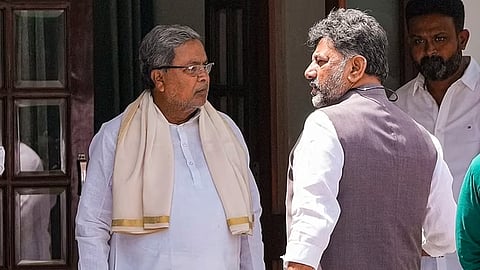 Karnataka CM Siddaramaiah and Dy CM DK Shivakumar