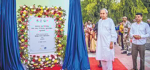 CM Naveen Patnaik inaugurates Nilamadhab Niwas for slum dwellers.