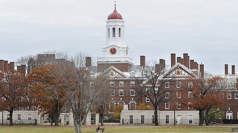 Campus of Harvard University in Cambridge.