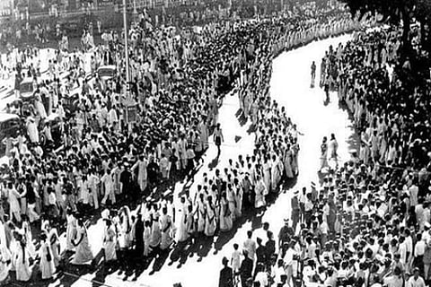 The Quit India Movement was a mass civil disobedience movement launched on August 8, 1942, demanding an end to British occupation of India.