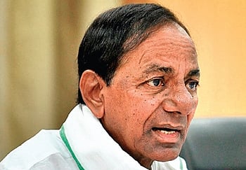 BRS supremo K Chandrasekhar Rao.