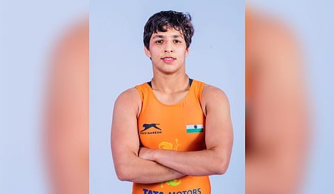 Indian woman wrestler Anshu Malik.