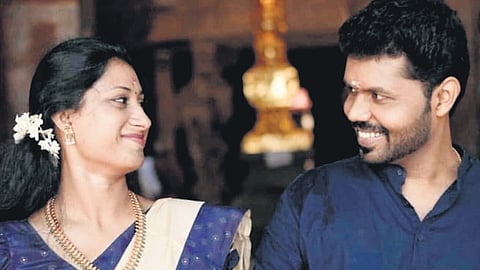 Ananthu Girish and Gopika B Das