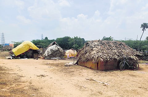Even for charging a phone, a person has to walk 4 km from Thodukadu village to reach the main road