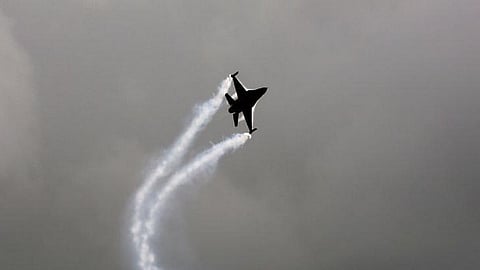 At least 61 Chinese planes crossed the central line of the Taiwan Strait.