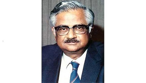 Ex-chairman of the Atomic Energy Commission (AEC), founding director of NIAS and Padma awardee, Dr Raja Ramanna.