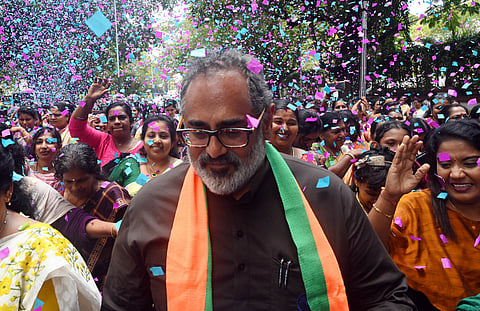 BJP candidate in Thiruvananthapuram Rajeev Chandrasekhar.