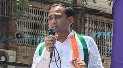 Congress Candidate for the Surat Lok Sabha candidate Nilesh Kumbhani.