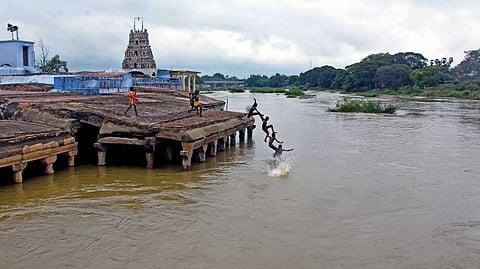 Thamirabarani river in Tirunelveli.