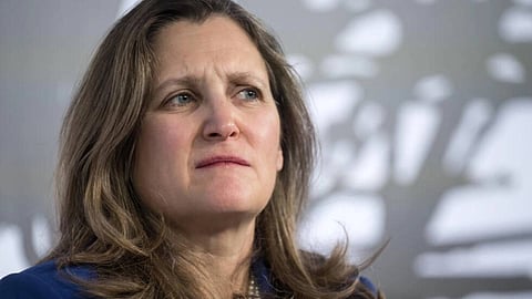 Canadian Finance Minister Chrystia Freeland.