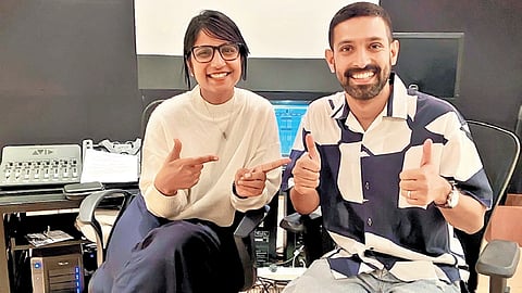 Nikita with Vikrant Massey