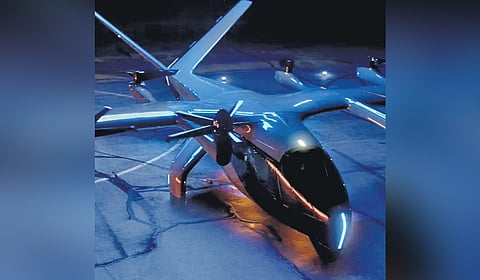 Electric air taxis may serve Bengaluru
in couple of years