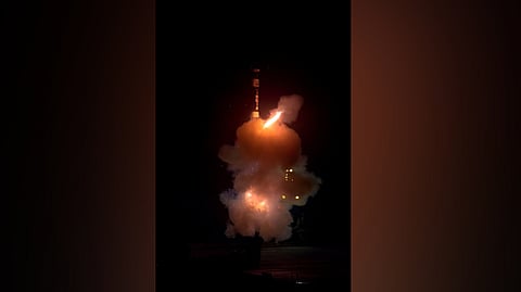 The defence ministry said the test-flight was carried out on Wednesday evening.