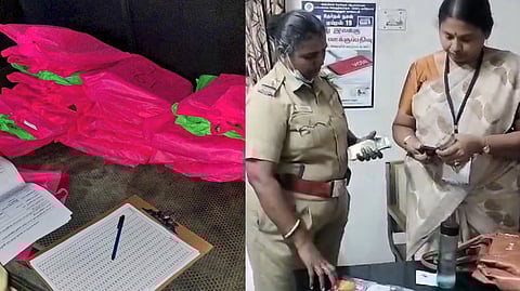 Cash and documents including the voter list were seized from the vehicle.