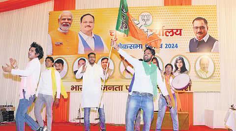 Delhi BJP holds trials of a street play on Friday before launch of the programme