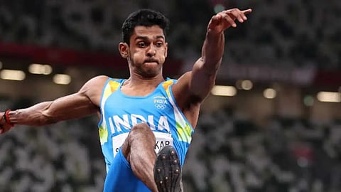 Sreeshankar at the World Athletics Championships (File photo)
