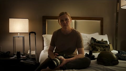 A screengrab from Civil War trailer