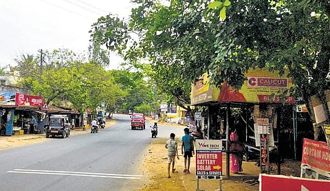 Campaigning is subdued in the rural areas as people get on with their daily lives amid a scorching summer. A scene from Mankara junction.