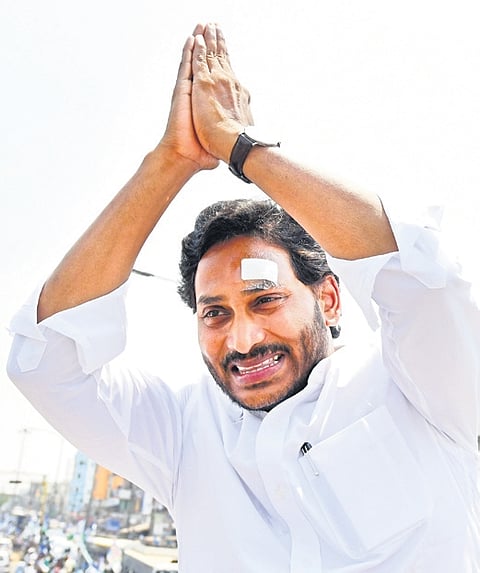 'We’re winning, the attack won’t shake my resolve,' asserts CM Jagan after poll campaign attack