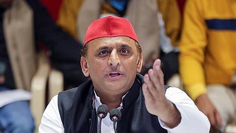 Samajwadi Party chief and former Uttar Pradesh Chief Minister Akhilesh Yadav.