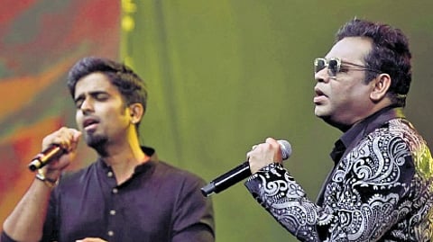 Jithin had the opportunity to collaborate with many esteemed composers such as Ilaiyaraaja, Vidyasagar, Yuvan Shankar Raja.