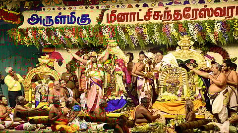Madurai celebrates celestial wedding of deities as thousands of devotees throng temple