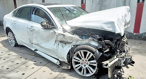 The offending luxury vehicle was being driven by Saurabh Pahwa.