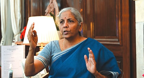 Union finance minister Nirmala Sitharaman