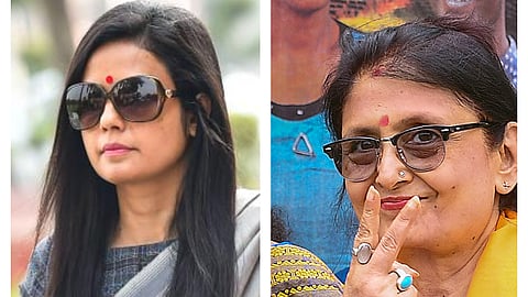 TMC's Mahua Moitra and BJP's Amrita Roy.