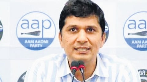 Delhi Health Minister Saurabh Bharadwaj