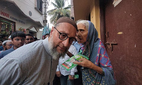 AIMIM President and Candidate from Hyderabad Parliamentary Constituency Asaduddin Owaisi