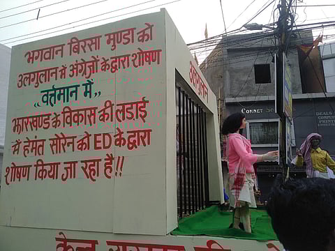 Kendriya Sarna Samiti has been found violating election model code of conduct, making use of religious occasion as political opportunity
