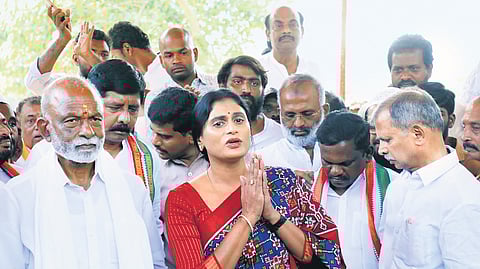 APCC chief YS Sharmila Reddy