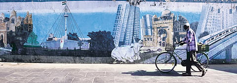 With the dominance of the working-class in the north and the upwardly mobile in the south, the constituency looks like a curious microcosm of Indian society.