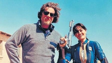 Jonathan Nolan and Ella Purnell