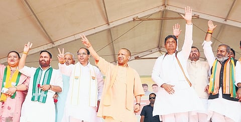 He reiterated his call for votes, endorsing party candidates Chandan Chauhan and Om Kumar from Bijnor and Nagina (SC) seats respectively while addressing a public rally in Bijnor and Nagina.