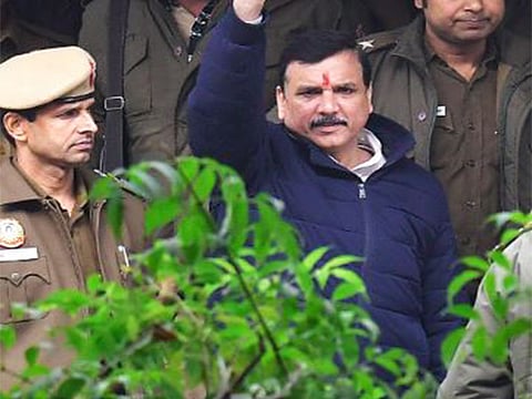 SC grants bail to Sanjay Singh on Tuesday.