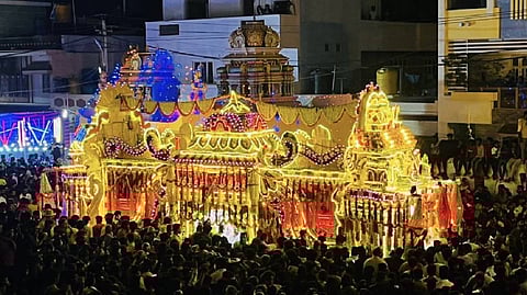 The Annual Brahmothsava festival in Kolar's KGF.