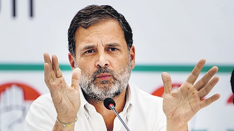 Congress leader Rahul Gandhi