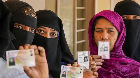 Chief Election Commissioner Gyanesh Kumar had said Aanganwadi workers will be present at all polling booths in Bihar to help verify the identity of burqa-clad voters.