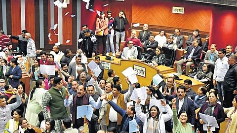 All eyes are on whether this event will test the Aam Aadmi Party’s strength as the capital gears up for this crucial showdown.