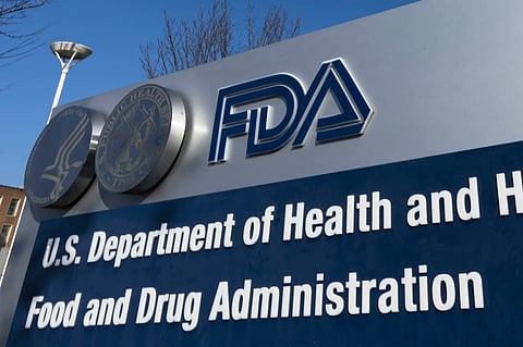 A sign for the Food and Drug Administration is displayed outside their offices in Silver Spring, Md., on Dec. 10, 2020.