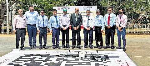 The aerial healthcare delivery system tested by MAHE in Udupi
