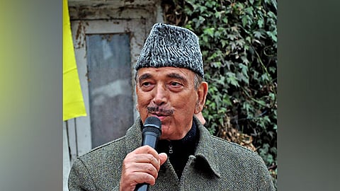 Democratic Progressive Azad Party (DPAP) chief and former Jammu and Kashmir CM Ghulam Nabi Azad.