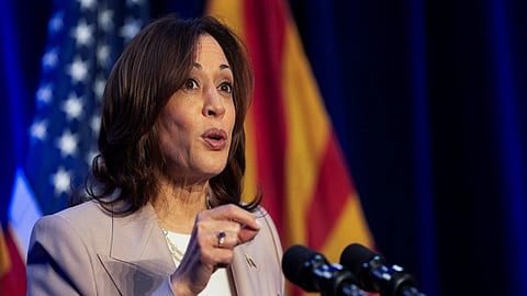 US Vice President Kamala Harris removed after brawl with other officers