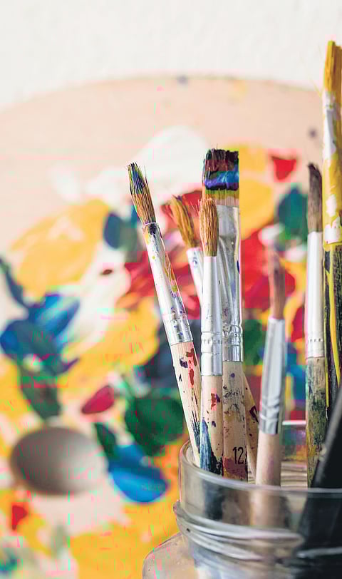 Art once strutted around in its finest attire, luring everyone with its charm.