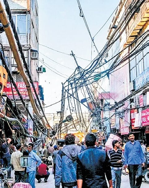 Congested streets, traffic mess and sanitation woes plague Delhi's commercial hub, Sadar Bazaar