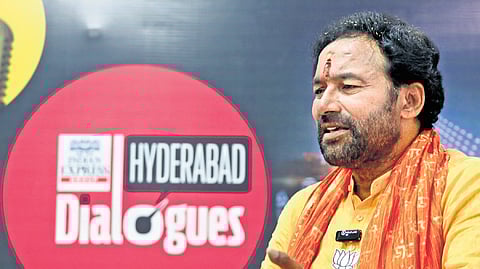 Telangana BJP president and Union Tourism G Kishan Reddy