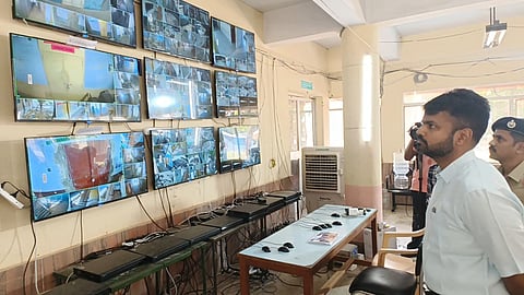 District Returning Officer had inspected the strong rooms on Sunday night and Monday morning.